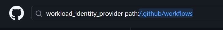 GitHub search query: workload_identity_provider path